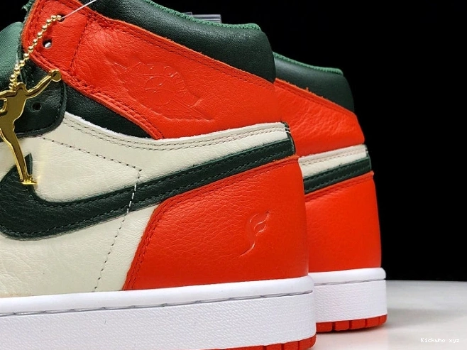 OG Jordan AV3905-138 High Fir-Team x SoleFly 1 Air Orange Retro Sail 0823